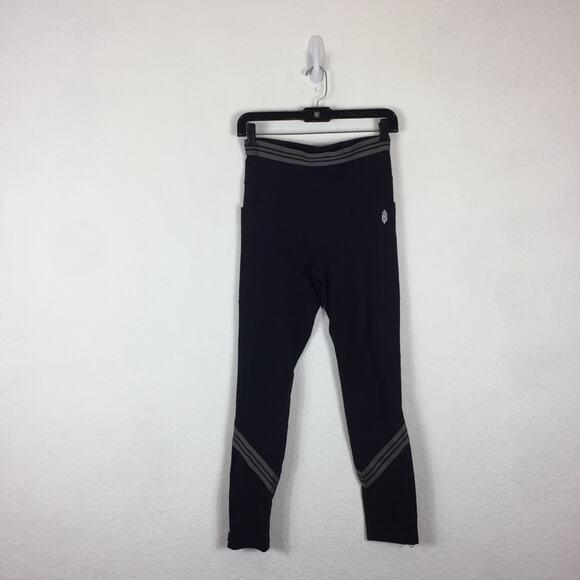 Free People Movement Zephyr High Waisted Zip Ankle Legging Black Size Small - Picture 3 of 12